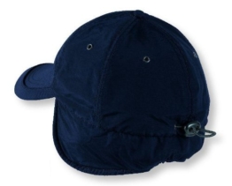 TEC-FL Funktionscap mit Ohrenschutz gefüttertes Basecap mit Fleecefutter Teflon-Beschichtung und Ohrenklappen Wintercap Wintermütze Wintersport Funktionscaps gefütterte Basecaps Fleecefutter Wintercaps Wintermützen Skimützen Snowboardmützen Cap Caps Mütze Mützen navy -