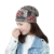 Tefamore Frauen dehnbaren Druck Turban Head Wrap Band Chemo Hut Bandana Plissee Caps (Wine) -