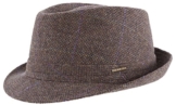 Teton Tweed Trilby Wollhut Hut Herrenhut Stetson Hut Wollhut (58 cm - braun) -