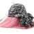 TININNA Damen Frauen Böhmen Faltbar Bowknot Blumen Wide Rand Sonnenhut Sandstrand Sonnenhüte Sommerhut Sommer Hut Sonnenhuete Strand Kappe Strandhut gelb - 