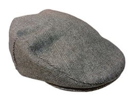 Tom Franks Herren Stylischer Country Kappe Schiebermuetze (Braun) 60cm -