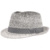 Topsey Twotone Trilby Strohhut Hut Sonnenhut Sommerhut Strandhut Fedora Damenhut Herrenhut Sonnenhut Strohhut (M/56-57 - grau) -