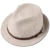 Trace Trilby Sommerhut Baumwollhut Leinenhut Fedora Stoffhut Mayser Sonnenhut Trilby (60 cm - beige) - 