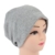 Ultraleichte Sommer Unisex Beanie in grau klassische Mütze Slouch Cap Unisex waschbar mit Stretchanteil - 