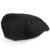 Unisex Vintage Gatsby Flatcap Schiebermütze, Farbe:Black;Größe:L/XL Large / X-Large,Black - 