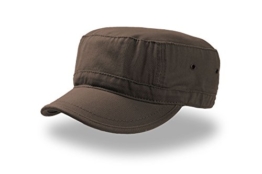 URB-3x - braun S M - Army Cap Fidel Castro Military Fullcap Cuba Mütze Kappe Cappy Army Urban Urbancap Armycap Damencap Herrencap Herrenmütze Damenmütze -
