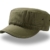 URB-5x - schwarz L XL - Army Cap Fidel Castro -Military Fullcap Cuba Mütze Kappe Cappy Urban für Damen und Herren geeignet - 