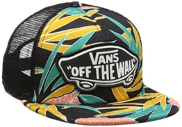 vans Damen Baseball Cap Beach Girl Trucker Hat Mehrfarbig (Black Tropical H3R), One Size -