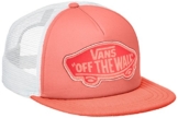 vans Damen Baseball Cap BEACH GIRL TRUCKER HAT V00H5L, Gr. One Size, Rosa (GEORGIA PEACH L3U) -