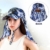 Vbiger Sommer Hut Uniesex Sonnenhut Damen Sonnenhut Herren Sonnenhut Fischerhut (Blau+Mehrfarbig 2) - 