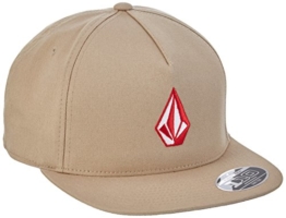 Volcom Herren Full Stone Baseballmütze, Dark Khaki, S/M -