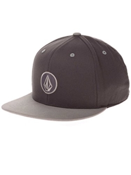 Volcom Herren Schildmütze 110 Snapback, Dark Grey, One Size, D5541450DGR -