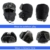 Warm Unisex Klassische Trappermütze, Mysuntown Unisex Fliegermütze Fellmütze Wintermütze Pilotenmütze Hat Trooper Trapper mit Ohrenklappen Aviator Trooper Warm Winter Schnee Ski Mütze mit Maske in 4 Farben - 