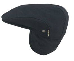 Wegener Goretex Flatcap mit Ohrenklappen schwarz 54 -