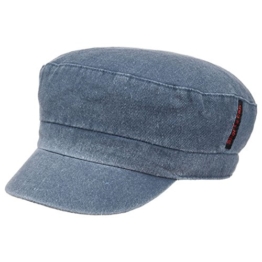 Wegener Schildmütze Kappe Sommer Sportscap Elbsegler Style Denimcap Elbsegler (56 cm - blau) -