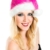 Weihnachtsmütze Dick Plüsch Pink Nikolausmütze Mütze -
