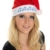 Weihnachtsmütze Nikolausmütze Santa Xmas 5 Rentier Rudolf Blau Led Stickerei Rot -