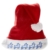 Weihnachtsmütze Nikolausmütze Santa Xmas 5 Rentier Rudolf Blau Led Stickerei Rot - 