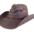 Western-Lederhut Outback, Farbe: braun, Gr. M (57-58 cm / 22,5 Inch) -