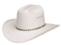 WESTERNHUT CATTLEMAN COWBOYHUT RODEO WEISS Gr.S/M -