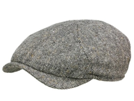 Wigens Newsboy slim cap 110215 Ballonmütze Schirmmütze Newsboy Cap - Dark Grey Melange 55 -