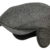 Wigens Newsboy slim cap 110380 Ballonmütze Schiebermütze Newsboy Cap - Dark Grey 55 - 