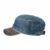 WITHMOONS Baseballmütze Army Cadet Cap Denim Vintage Hat Faux Leather Brim NC4691 (Blue) - 