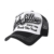 WITHMOONS Baseballmütze Mützen Caps Vintage Baseball Cap Meshed Distressed Trucker Hat KR1629 (Black) -