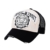 WITHMOONS Baseballmütze Mützen Caps Vintage Baseball Cap Meshed Distressed Trucker Hat NC1713 (White) -