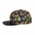 WITHMOONS Baseballmütze Mützen Caps Summer Palm Tree Pattern Faux Leather Brim Snapback Hat CR2236 (Black) - 