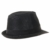 WITHMOONS Fedora Hut Bogarthut Mafiahut Vintage Weathered Leather Indiana Jones Fedora Hat LD6392 (Black, XL) - 
