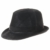 WITHMOONS Fedora Hut Bogarthut Mafiahut Vintage Weathered Leather Indiana Jones Fedora Hat LD6392 (Black, XL) -