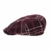 WITHMOONS Schlägermütze Golfermütze Schiebermütze Cotton Baker Boy Cap Tartan Check Plaid Beret Ivy Hat LD3707 (Red) - 