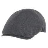 WITHMOONS Schlägermütze Golfermütze Schiebermütze Trendy Glen Plaid Check Pattern Newsboy Hat Flat Cap SL3356 (Charcoal) -