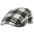WITHMOONS Schlägermütze Golfermütze Schiebermütze Newsboy Hat Flat Cap Gauze Cotton Classic Plaid Check LD3264 (Black) -