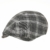 WITHMOONS Schlägermütze Golfermütze Schiebermütze Classic Plaid Check Pattern Cotton Newsboy Flat Cap SL3244 (Grey) -