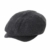 WITHMOONS Schlägermütze Golfermütze Schiebermütze Newsboy Hat Wool Felt Simple Gatsby Ivy Cap SL3525 (Black) -