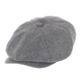 WITHMOONS Schlägermütze Golfermütze Schiebermütze Newsboy Hat Wool Felt Simple Gatsby Ivy Cap SL3458 (Darkgrey) -