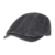 WITHMOONS Schlägermütze Golfermütze Schiebermütze Stitched Denim Newsboy Hat Flat Cap LD3182 (Black) -