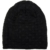 Yidarton Unisex Beanie Acryl Knit überlange Winter Skimütze gerippt Mütze Cap Beany (Schwarz) - 