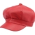 YL Damen PU Schirmmütze Ballonmütze Einheitsgröße Regenmütze (Rot) -