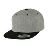 Yupoong by Flexfit Kappe Snapback 2-Tone Cap heather grey black - Einheitsgrösse - verstellbar -